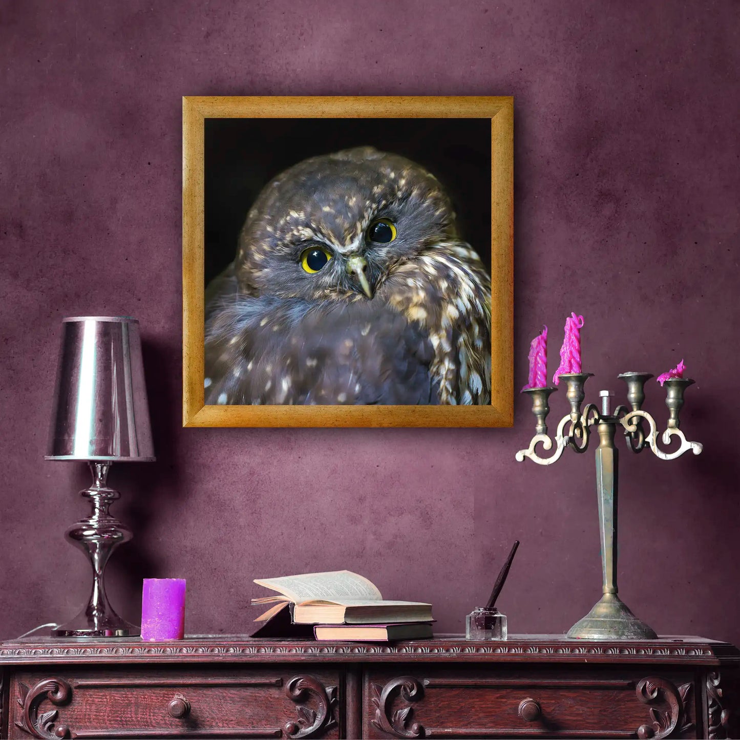 framed example of ruru