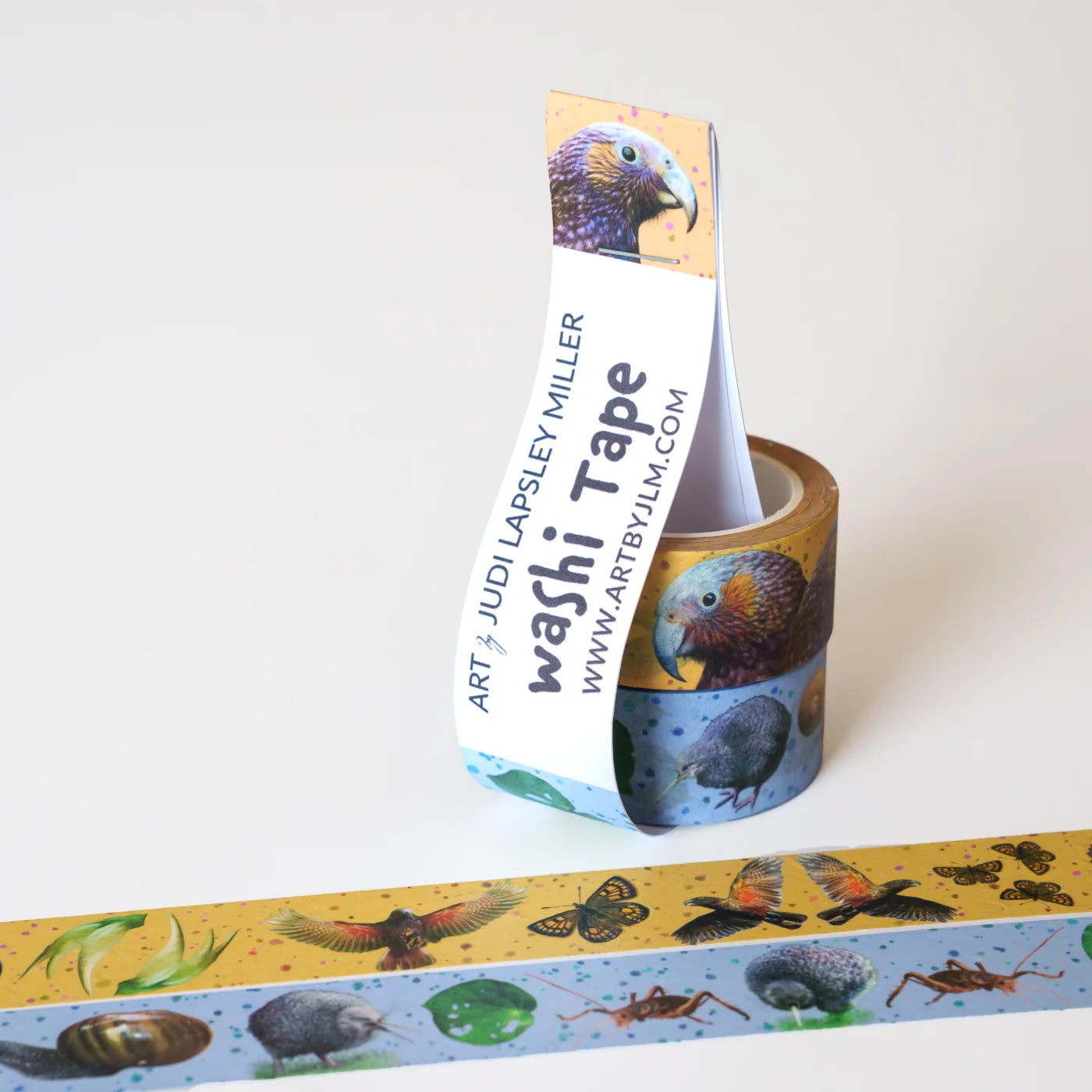 Kaka and kiwi themed washi tape