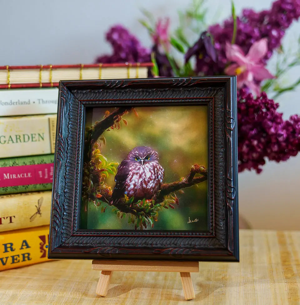 Photo of the framed TinyArt print