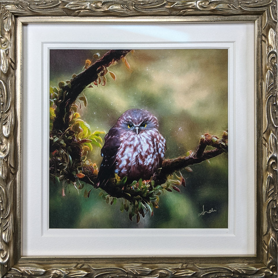 Photo of the framed TinyArt print