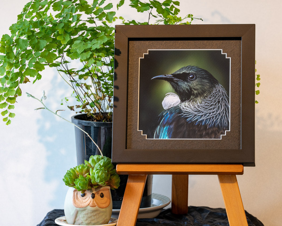 Photo of the framed TinyArt print