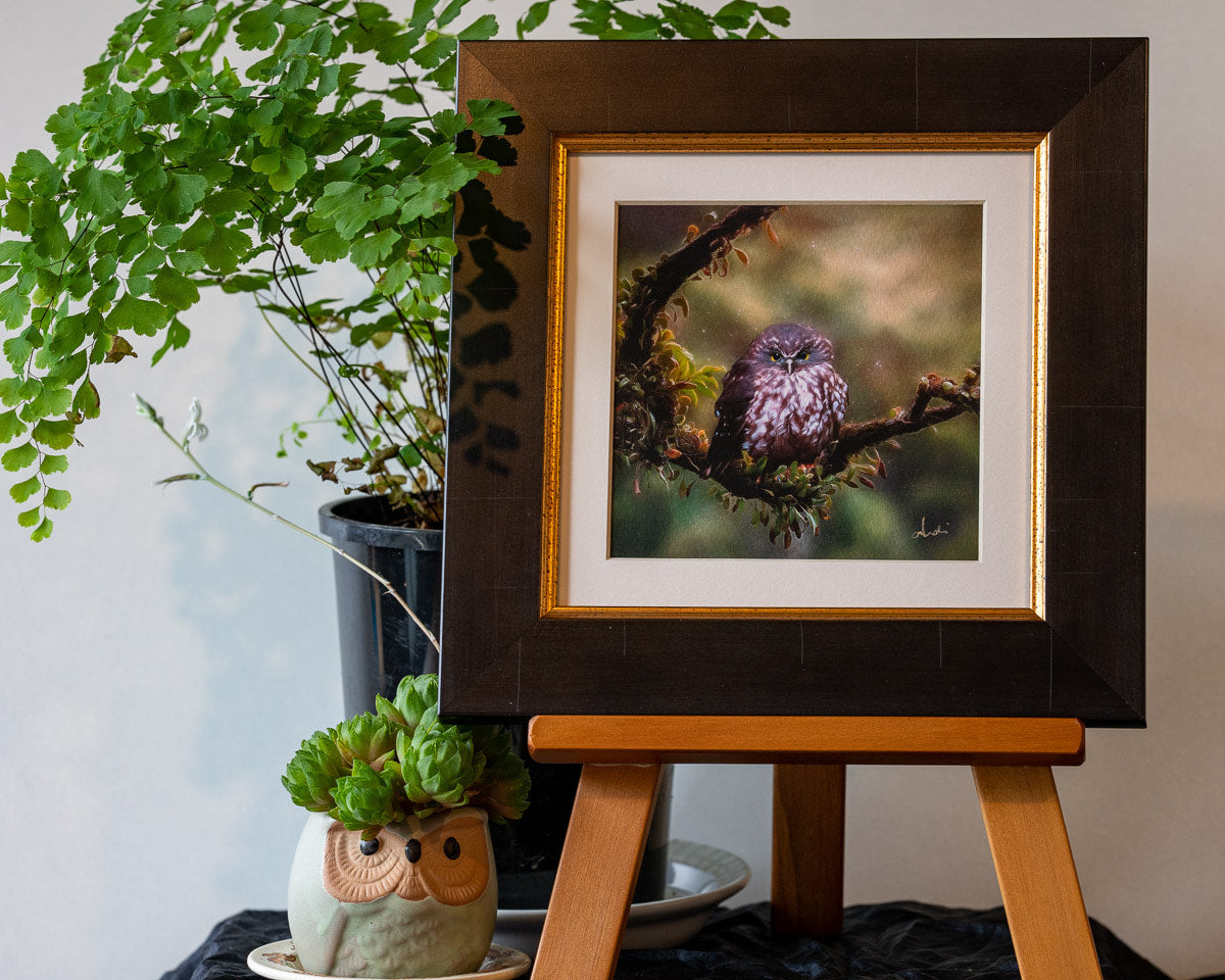 Photo of the framed TinyArt print