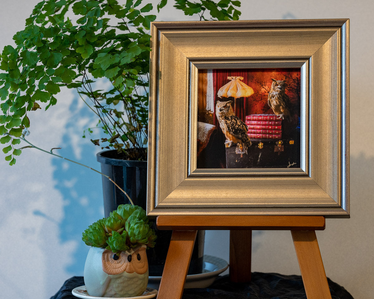 Photo of the framed TinyArt print