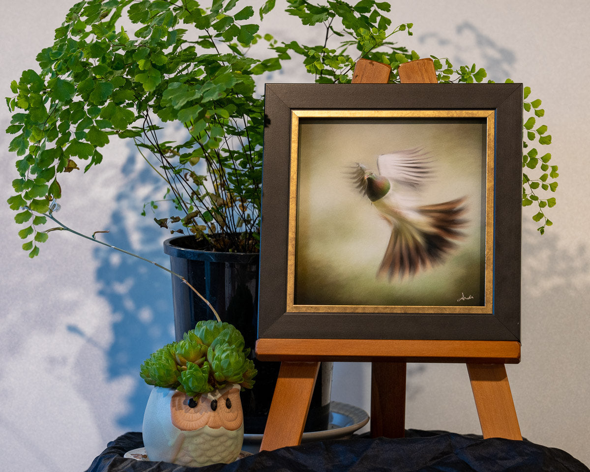 Photo of the framed TinyArt print