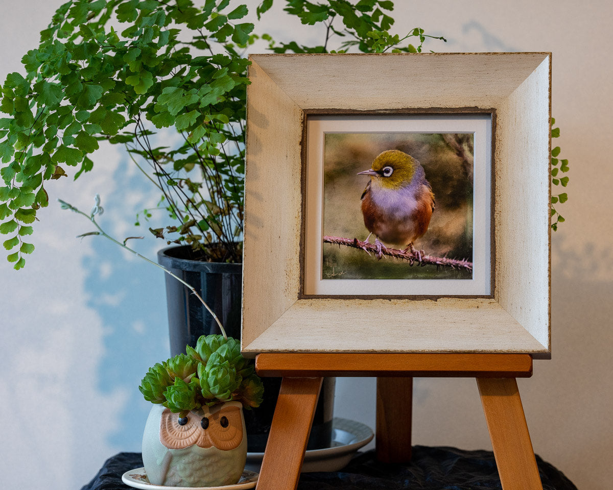 Photo of the framed TinyArt print