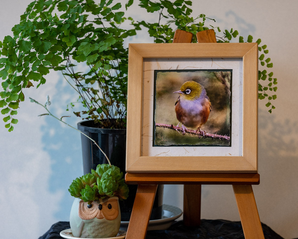 Photo of the framed TinyArt print