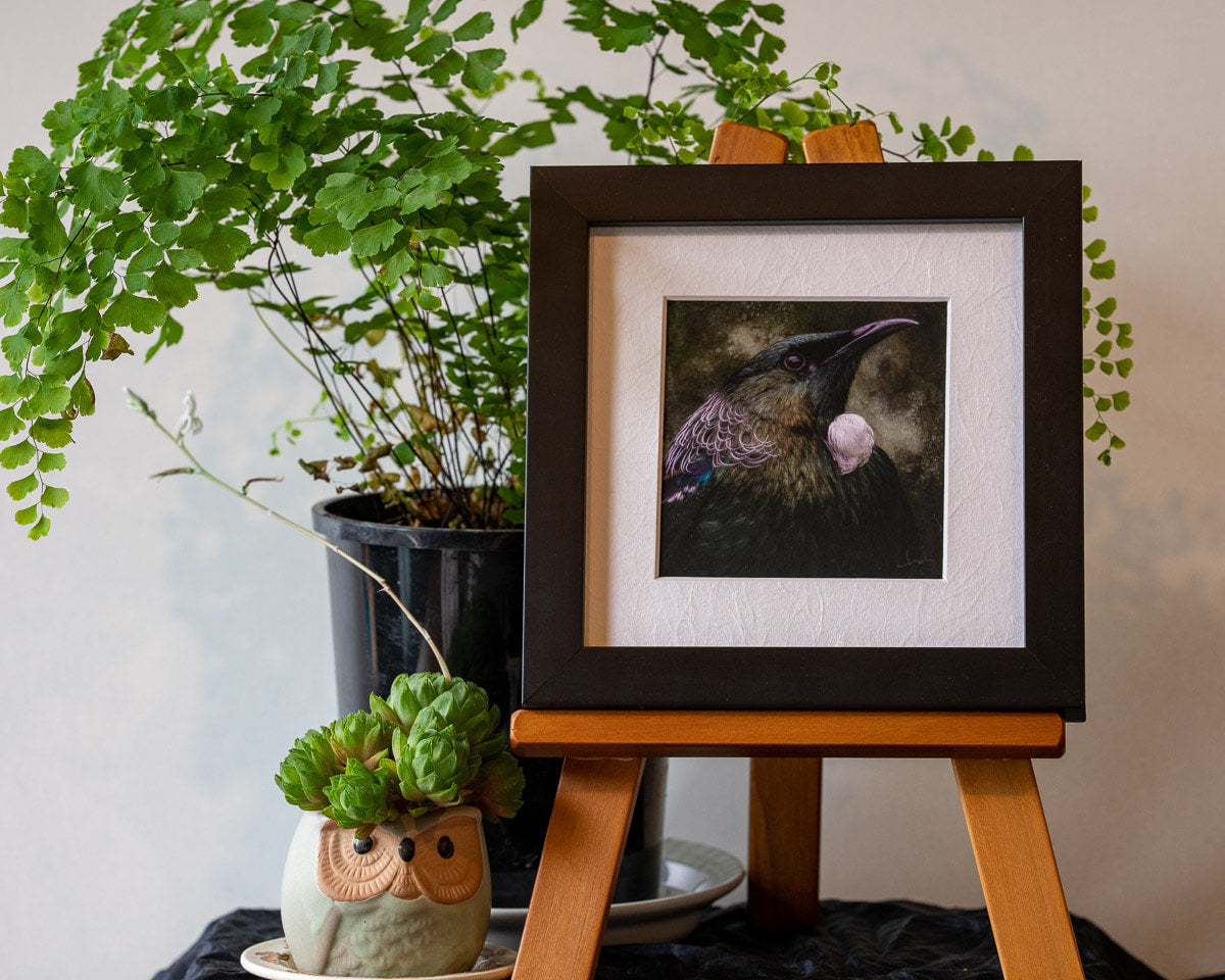 Photo of the framed TinyArt print