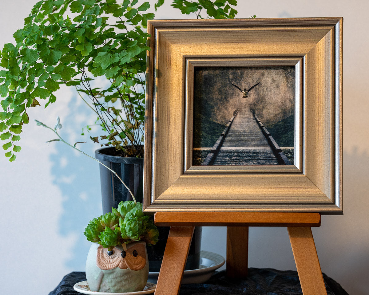 Photo of the framed TinyArt print