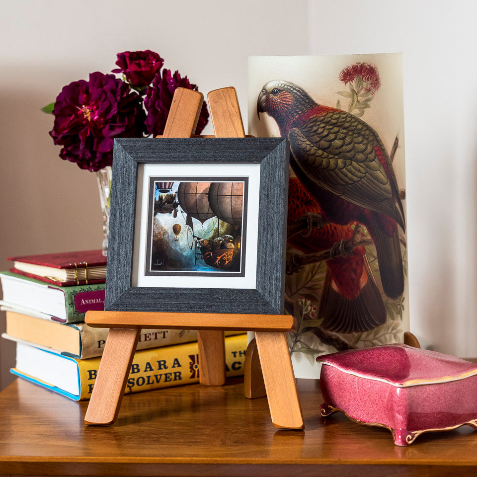 Photo of the framed TinyArt print