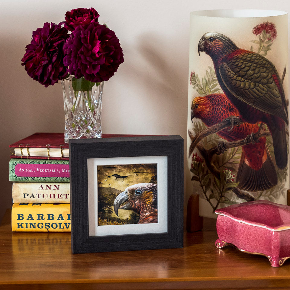 Photo of the framed TinyArt print