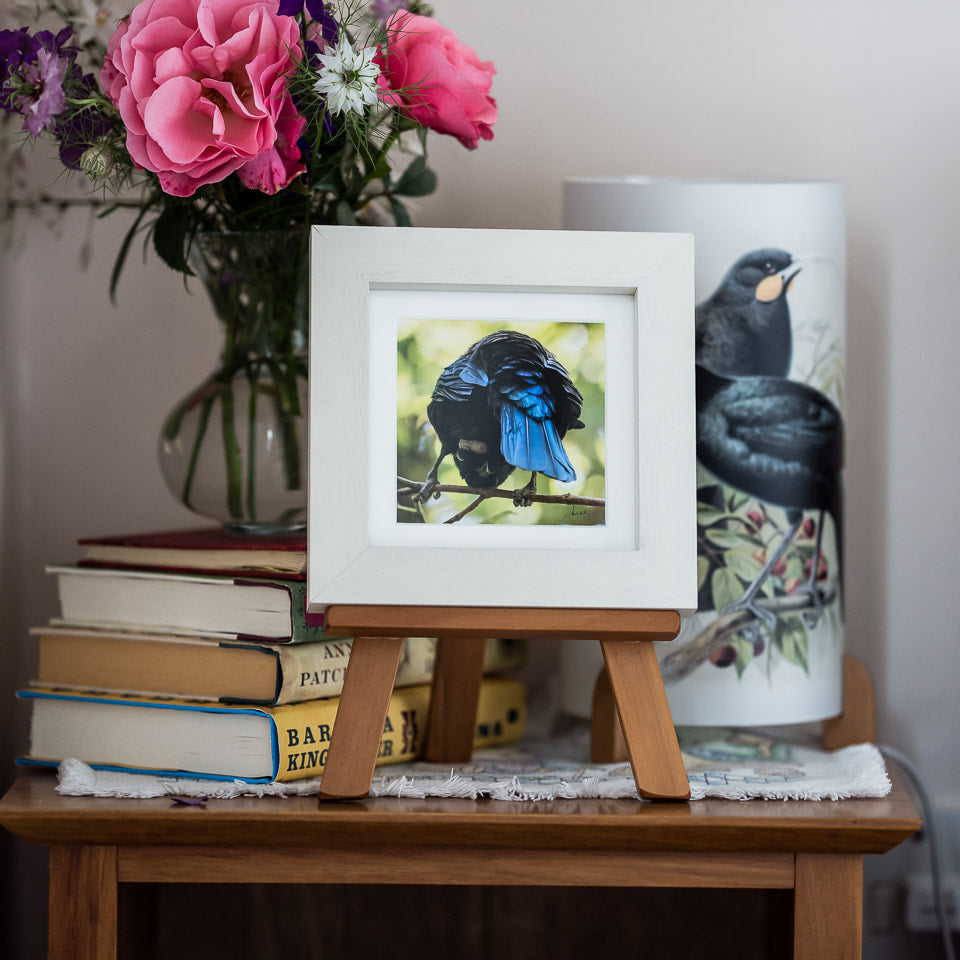 Photo of the framed TinyArt print