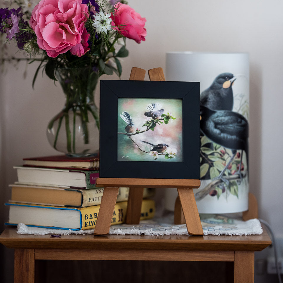 Photo of the framed TinyArt print