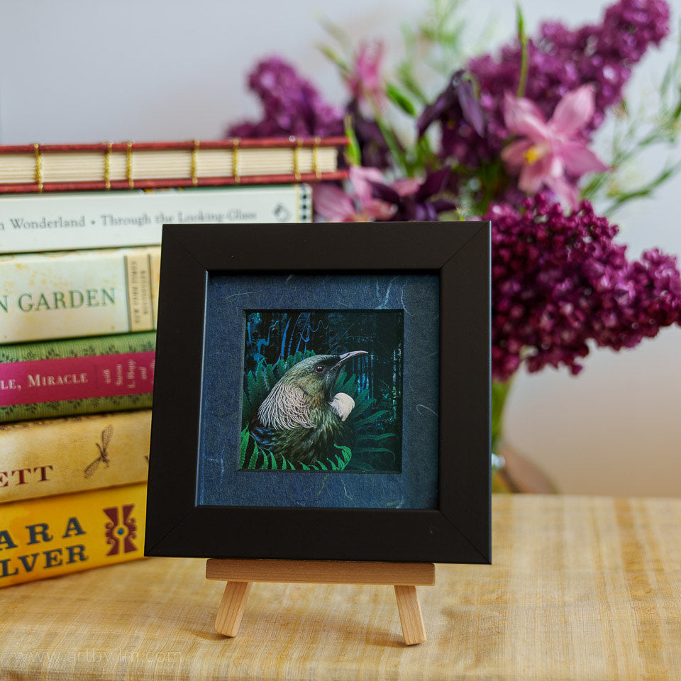 Photo of the framed TinyArt print