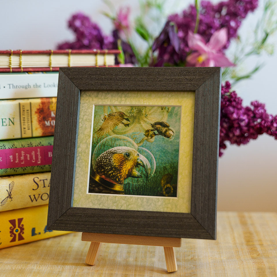 Photo of the framed TinyArt print