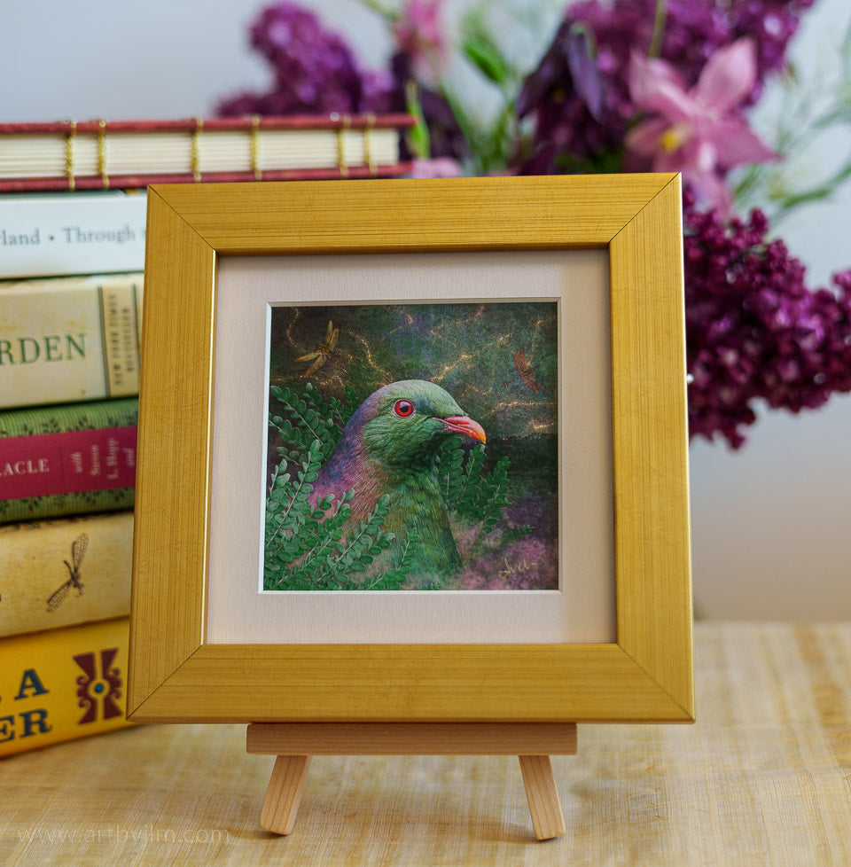 Photo of the framed TinyArt print