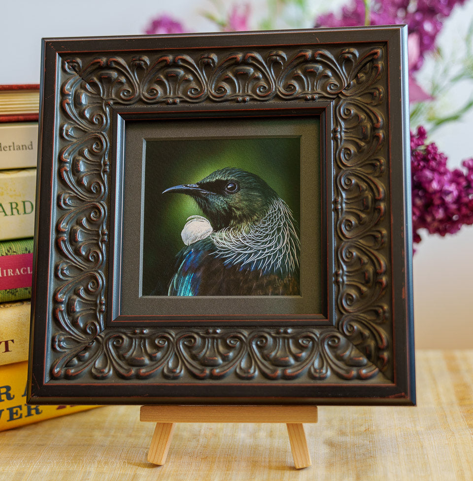 Photo of the framed TinyArt print