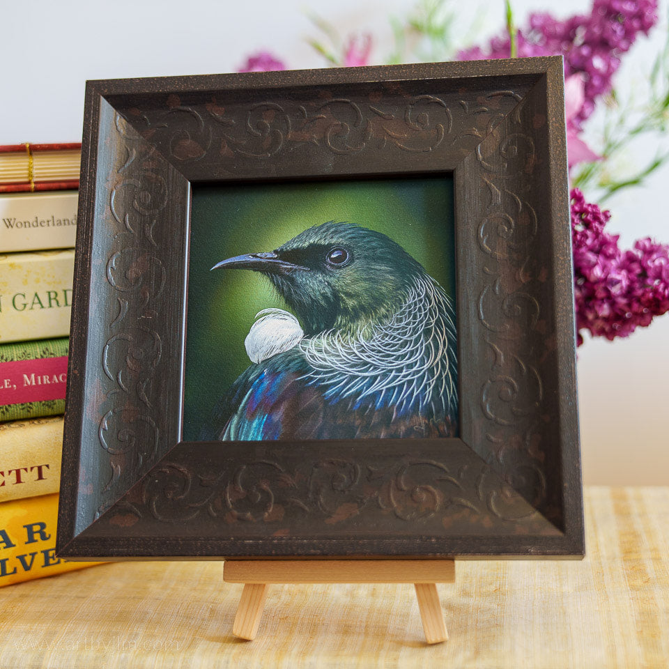 Photo of the framed TinyArt print