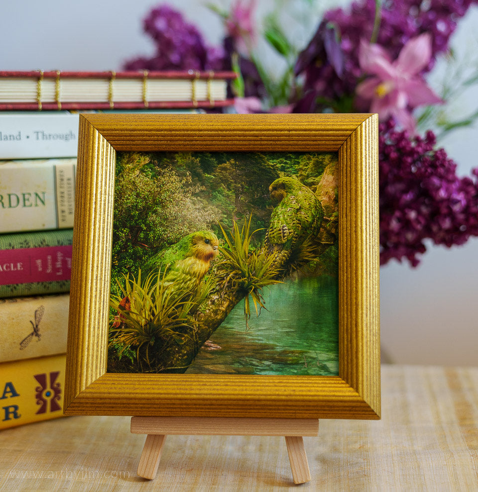 Photo of the framed TinyArt print