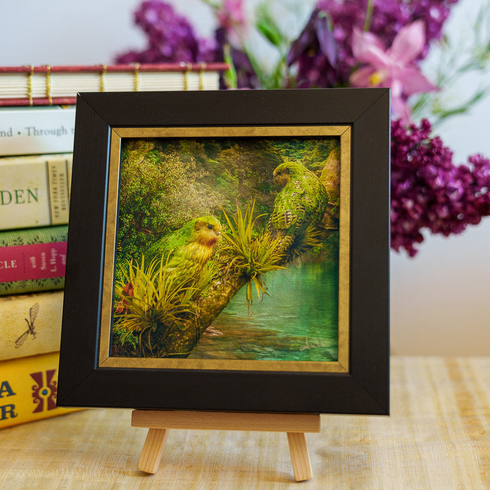 Photo of the framed TinyArt print