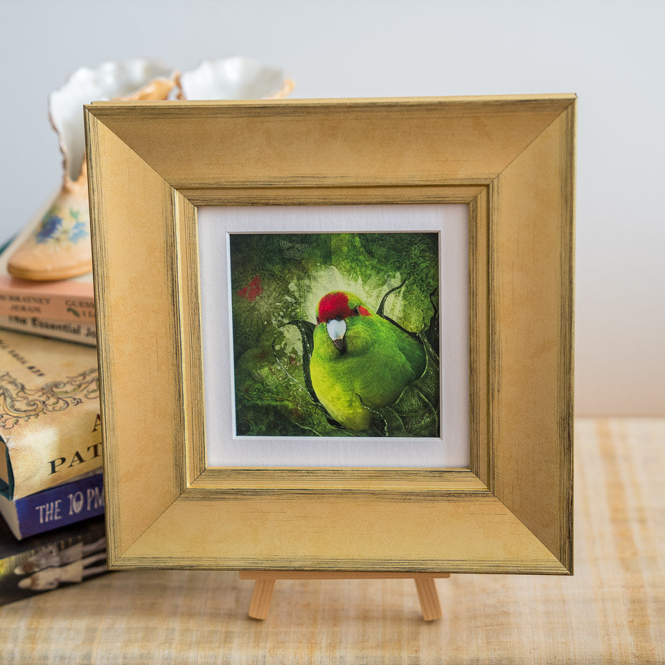 Photo of the framed TinyArt print