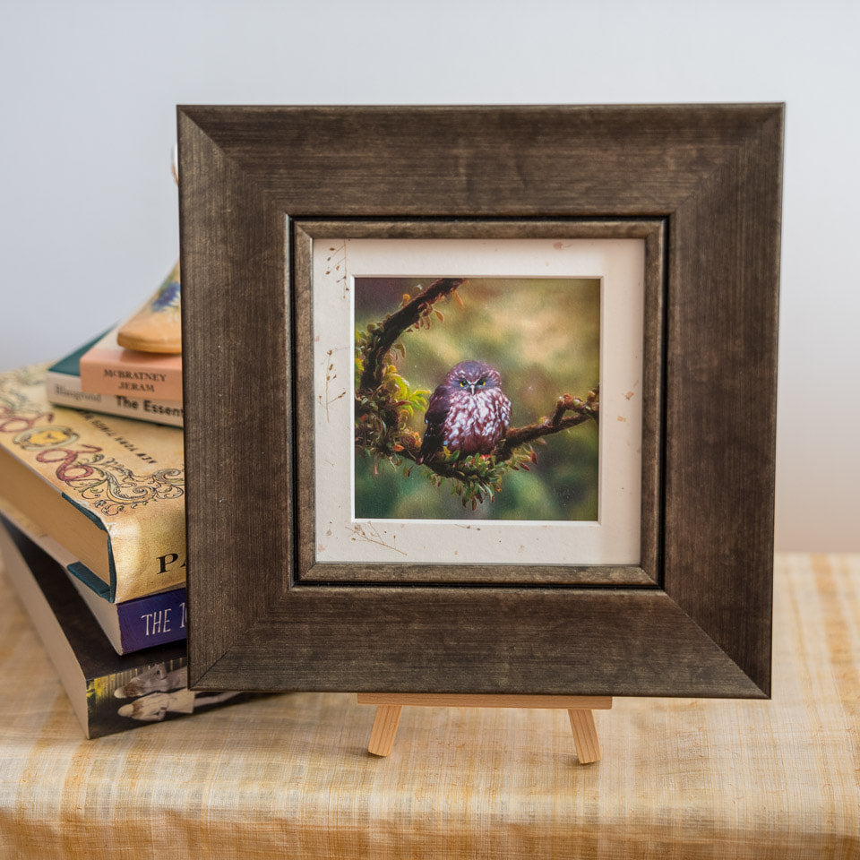 Photo of the framed TinyArt print