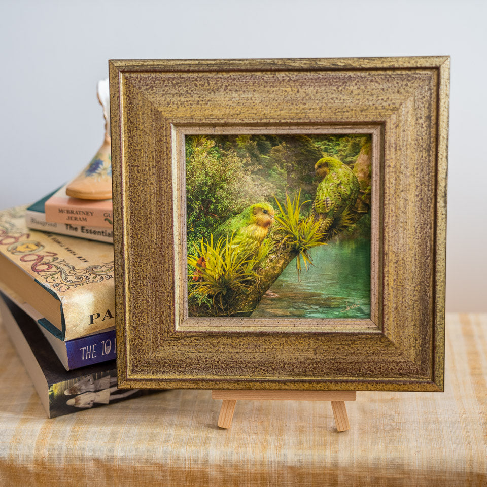 Photo of the framed TinyArt print