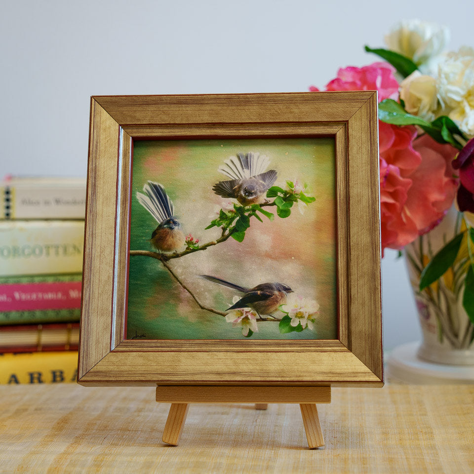 Photo of the framed TinyArt print