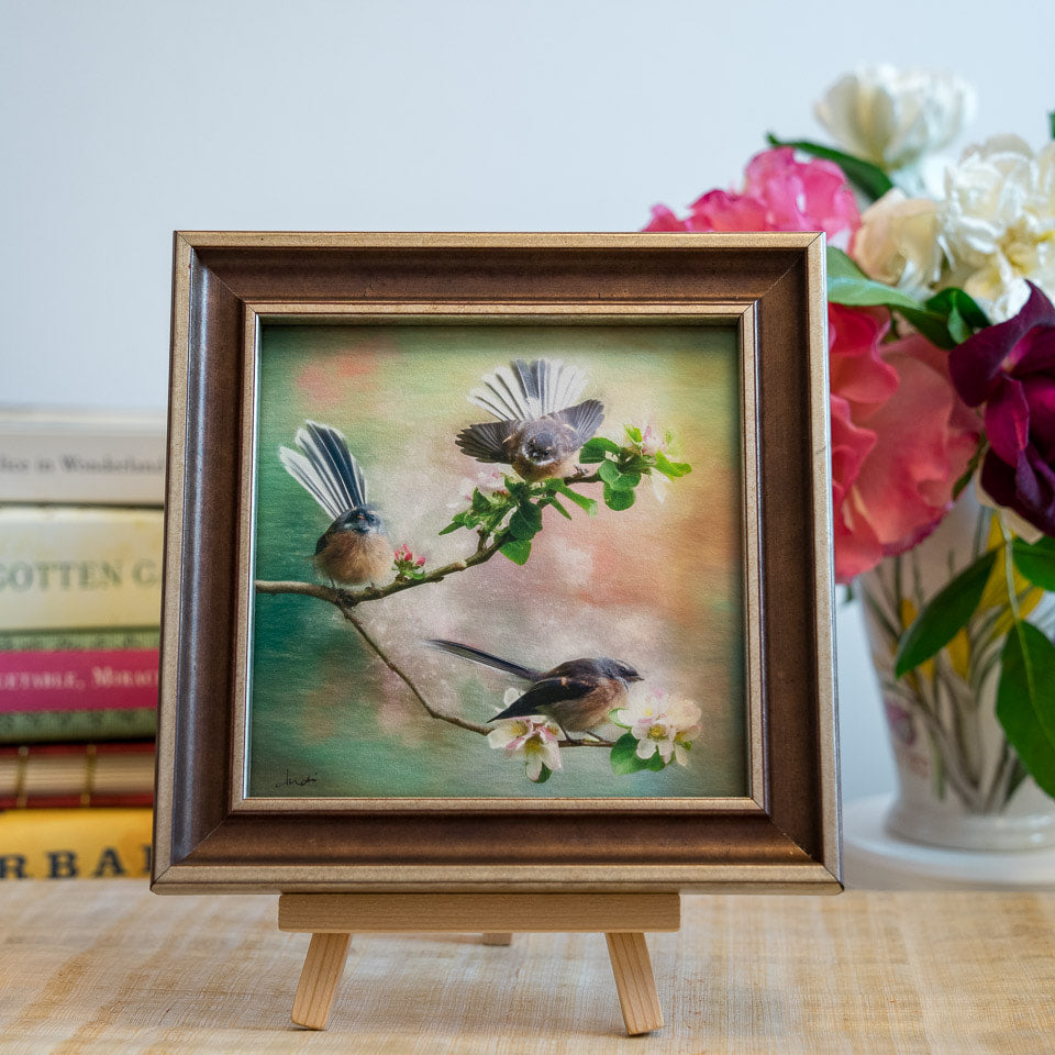 Photo of the framed TinyArt print