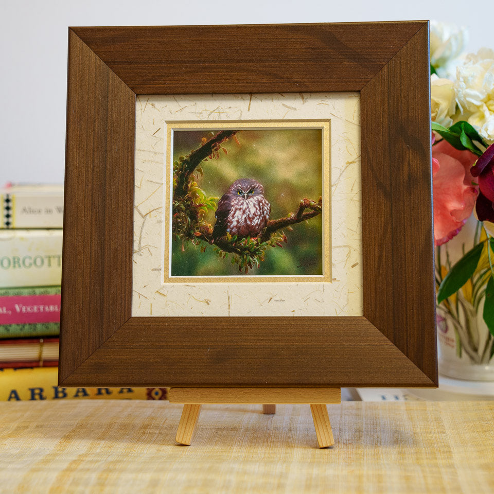 Photo of the framed TinyArt print
