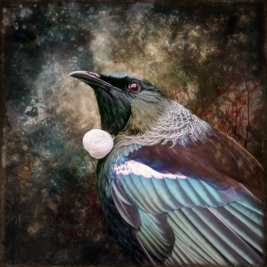Photo art of a tui