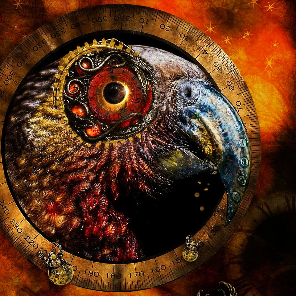 steampunk artwork of a kaka