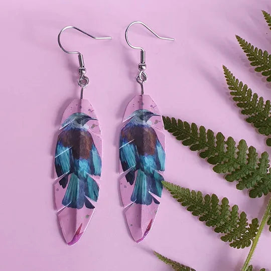 feather earrings