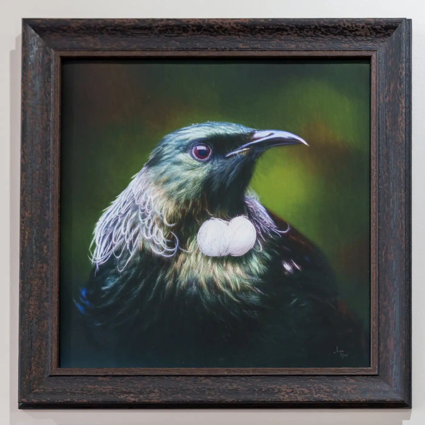 framed tui artwork