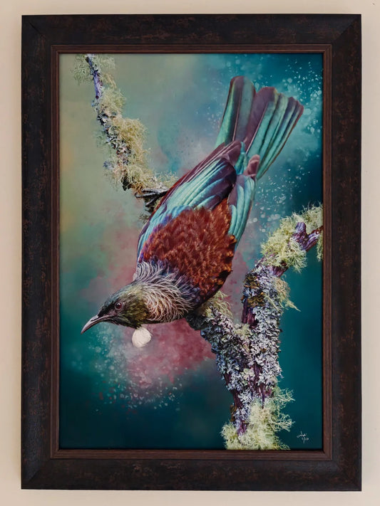 framed tui painting