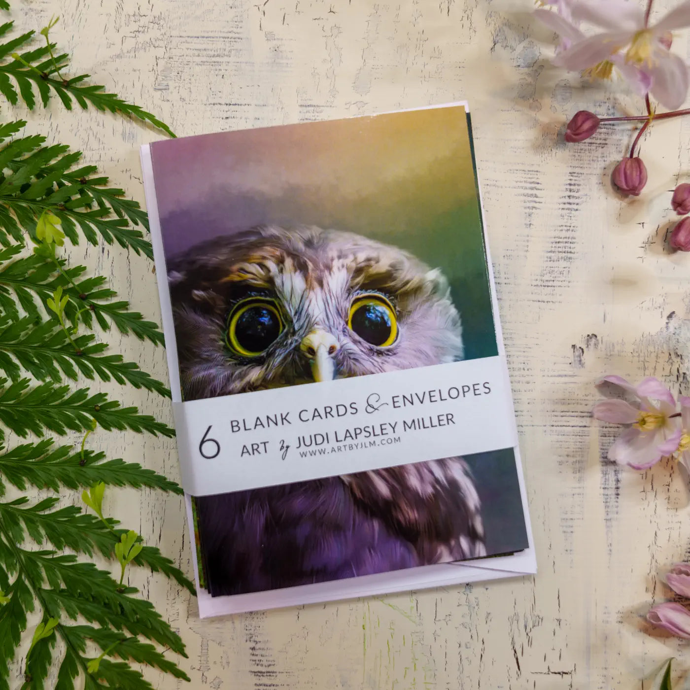 greeting card bundle with owl