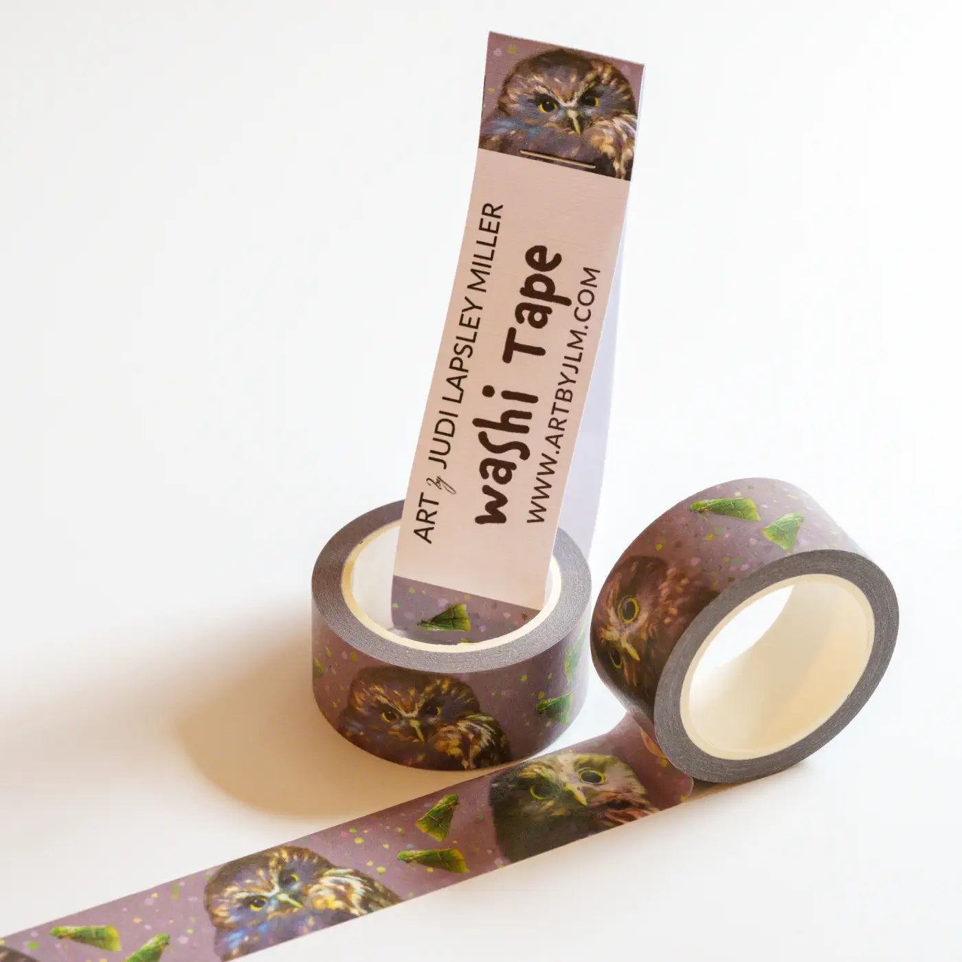 cute washi tape with owl motifs