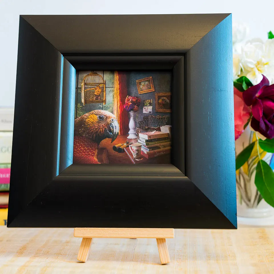 Photo of the framed TinyArt print