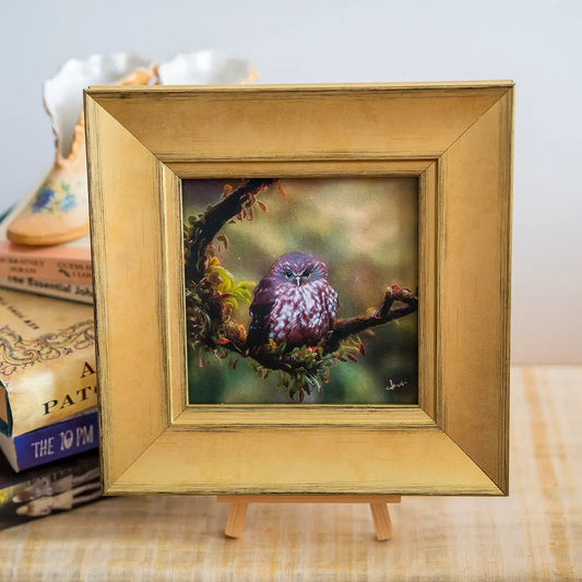 Photo of the framed TinyArt print