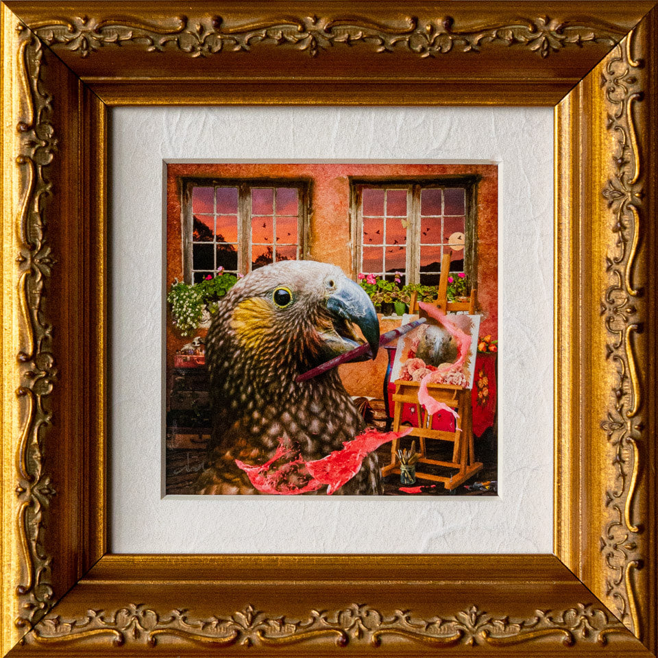 Photo of the framed TinyArt print