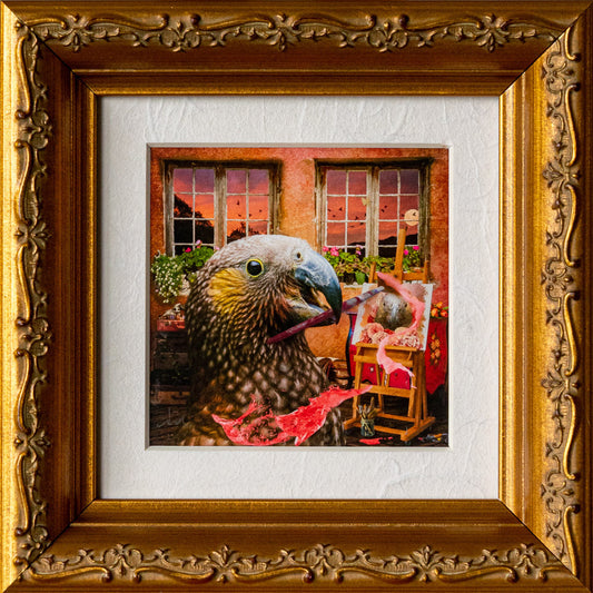 Photo of the framed TinyArt print