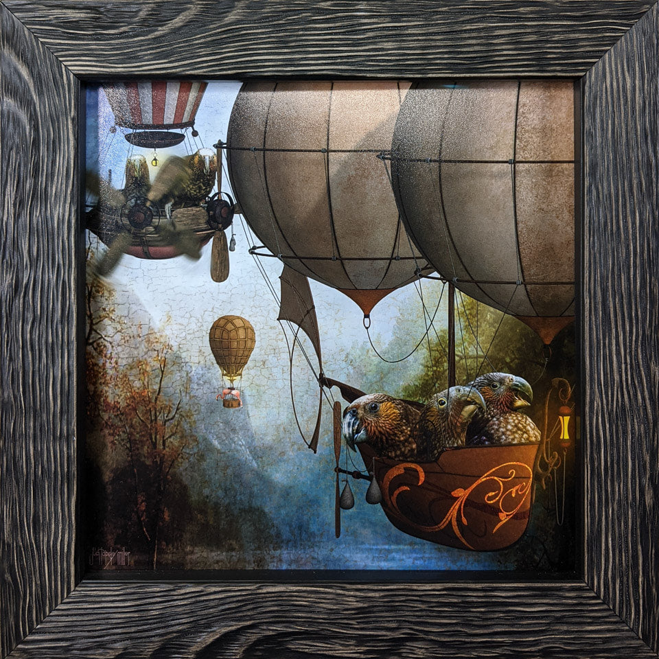 Photo of the framed TinyArt print
