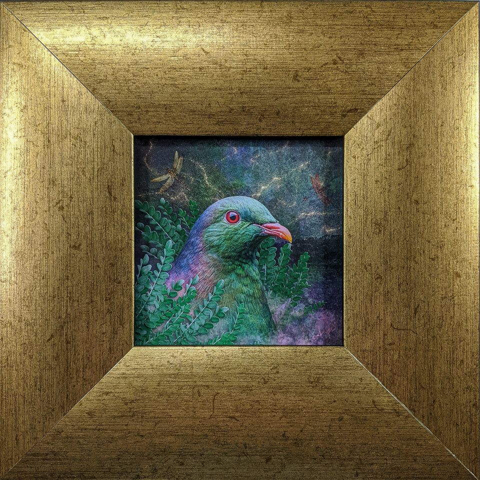 Photo of the framed TinyArt print