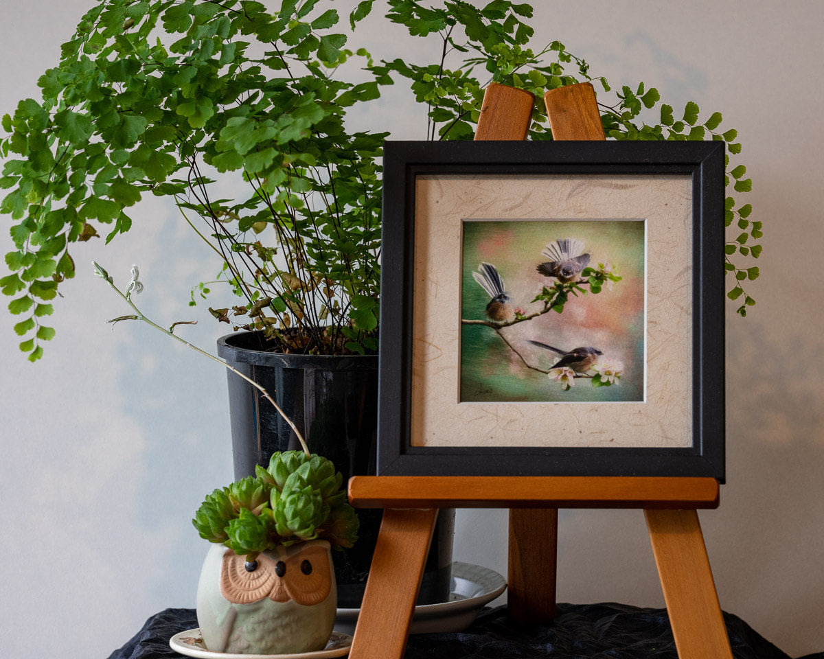 Photo of the framed TinyArt print