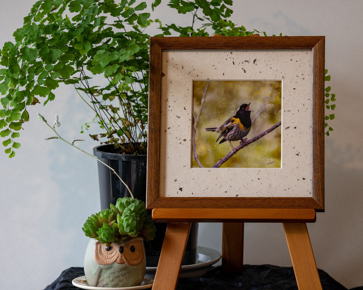 Photo of the framed TinyArt print