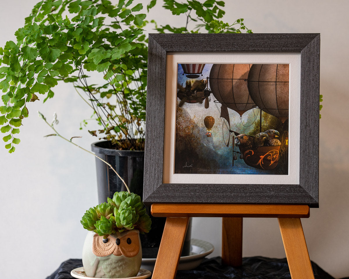 Photo of the framed TinyArt print