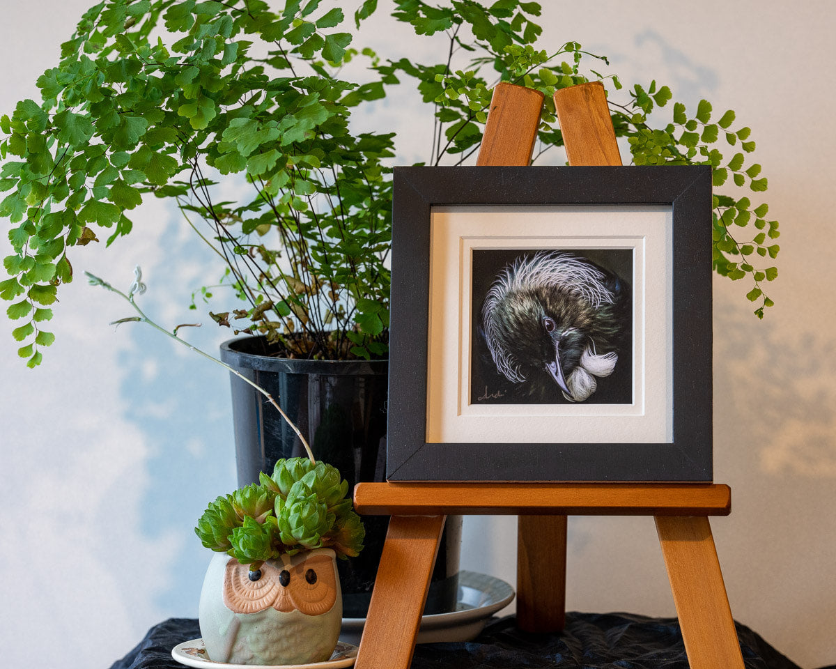 Photo of the framed TinyArt print