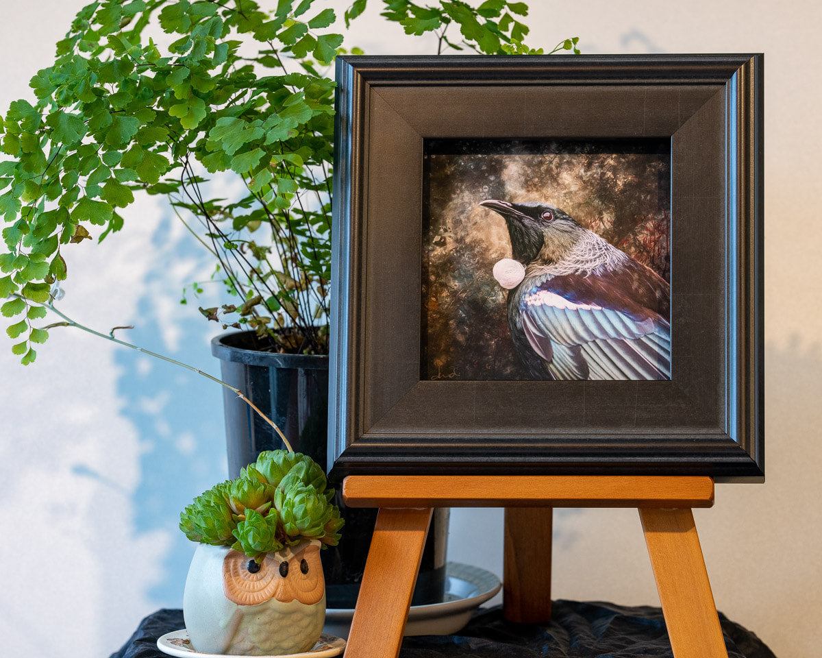 Photo of the framed TinyArt print