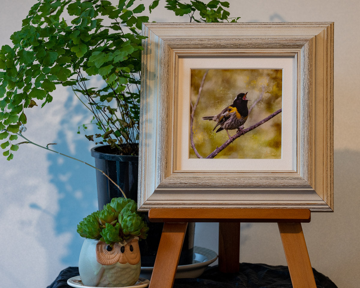 Photo of the framed TinyArt print