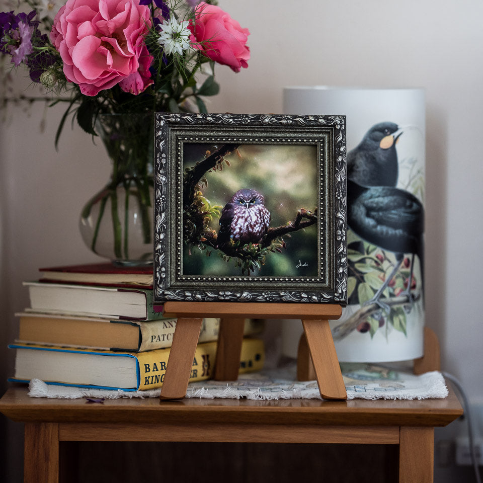 Photo of the framed TinyArt print