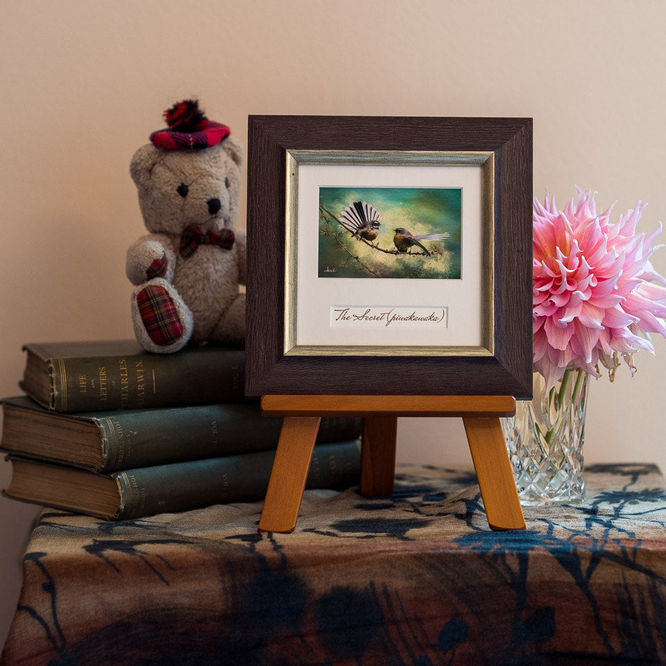 Photo of the framed TinyArt print